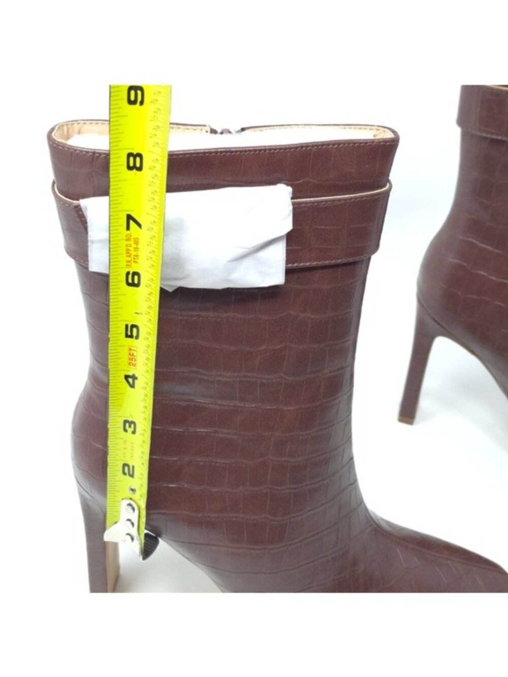 Journee Collection Elanie Brown Ankle Boots 7.5M - Picture 13 of 14